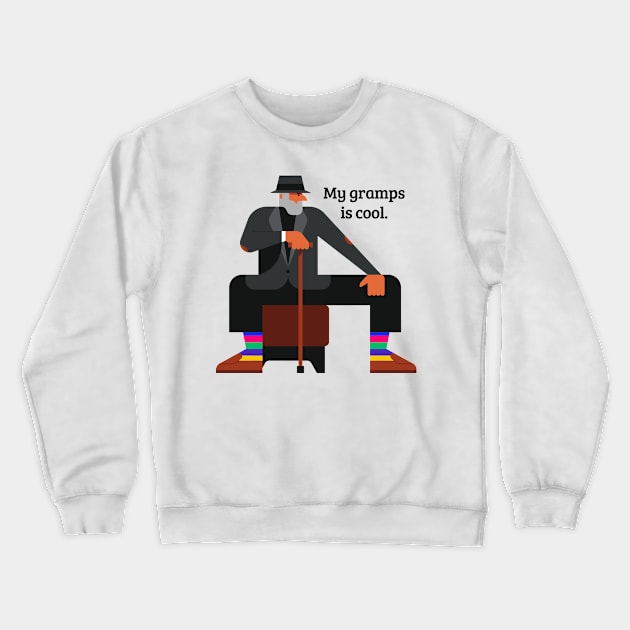 Gramps Crewneck Sweatshirt by thehappyonion